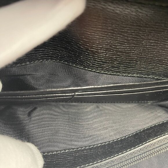 Gucci Calfskin Interlocking G Continental Wallet Black - Preowned - Picture 7 of 15